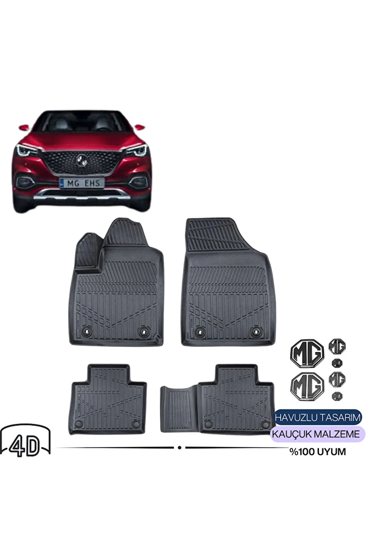  MG HS ELEKTRİKLİ 2020 4D Havuzlu Paspas 