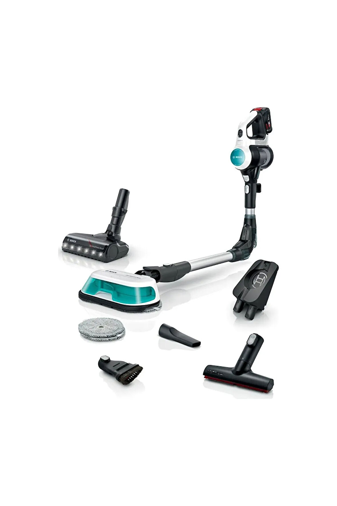 Unlimited 7 ProHygienic Aqua White I Şarjlı Dikey Süpürge I BCS71HYG1