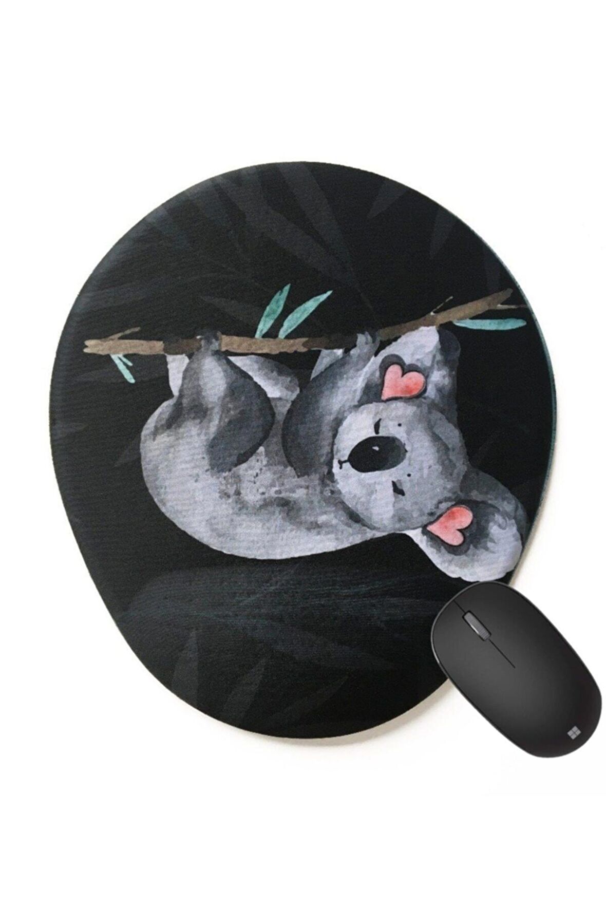 Koala Bılek Desteklı Mouse Pad - Sıyah