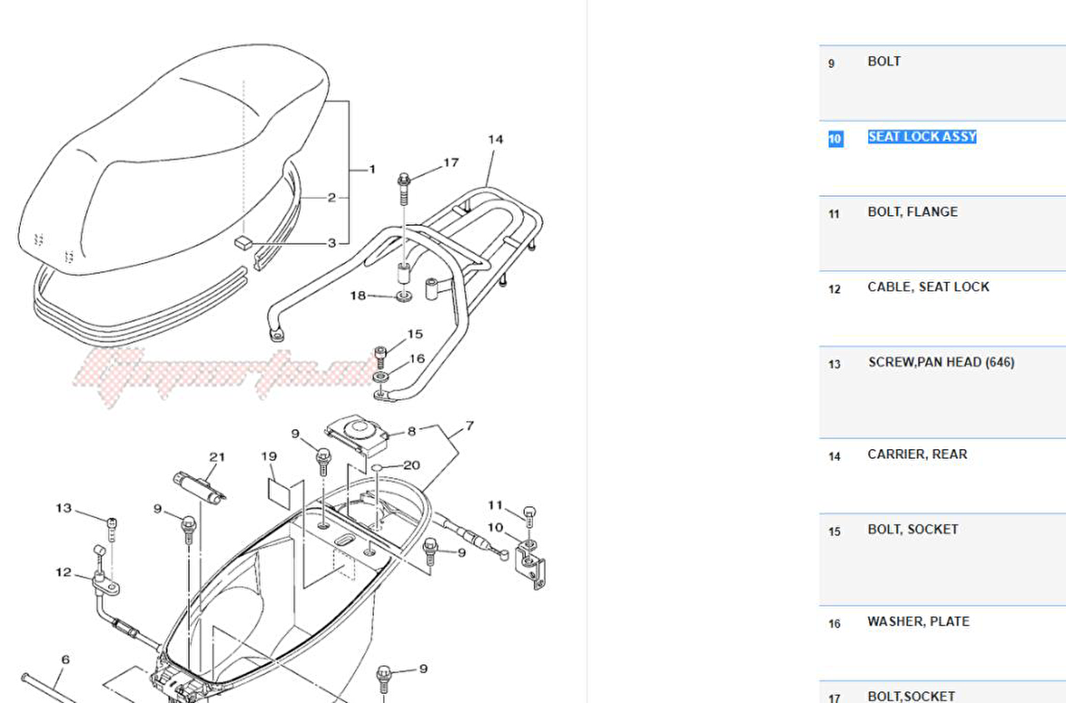 -Yamaha Xc 125 Sele Kiliti