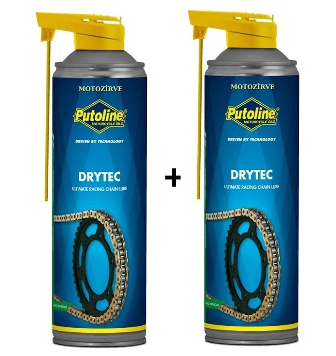 Putoline Drytec Race Yarış Zincir Yağı Spreyi 500 ml- 2 Adet