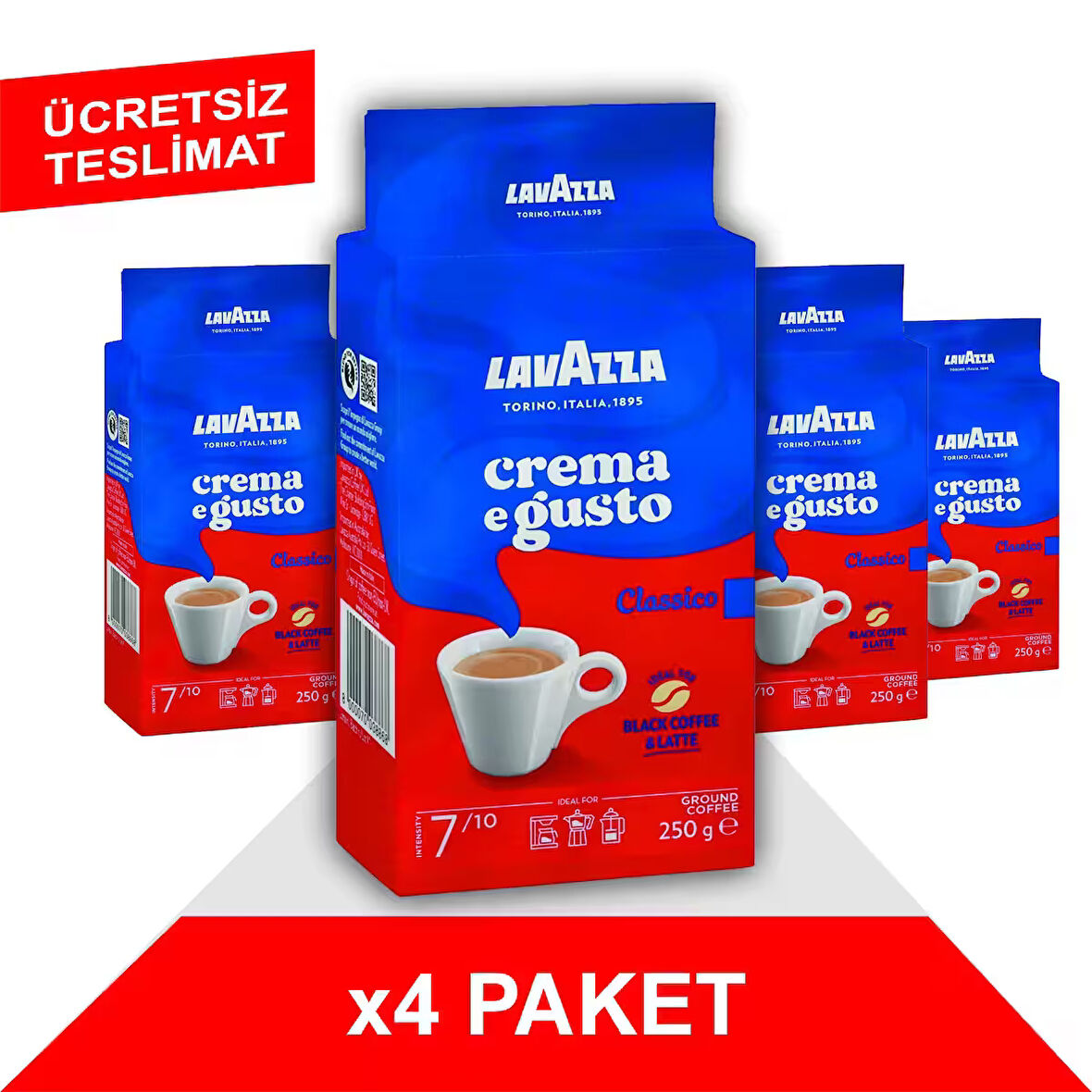 Crema e Gusto Filtre Kahve (250gr) x4