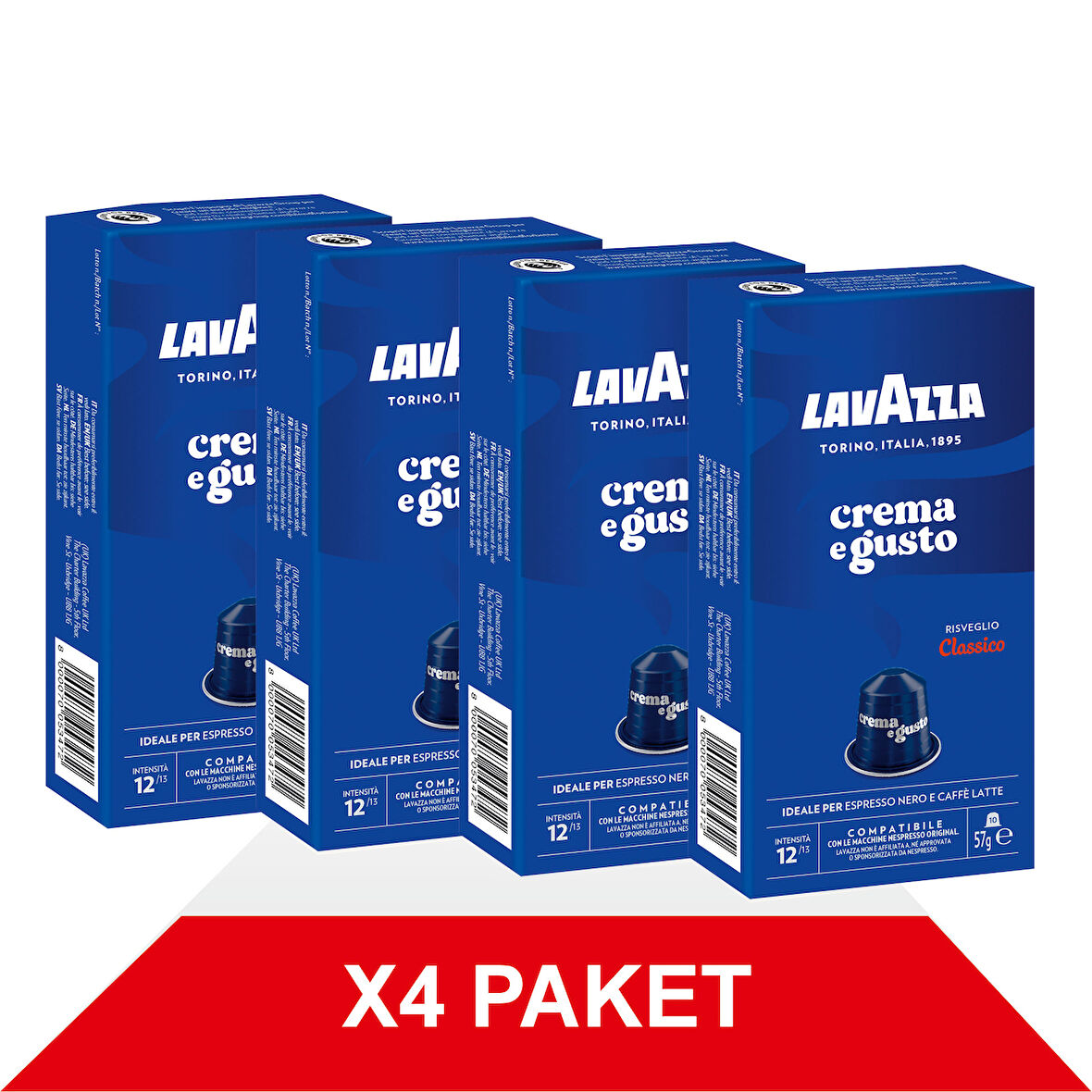 Crema e Gusto 56gr Nespresso® Uyumlu Alüminyum Kapsül x4