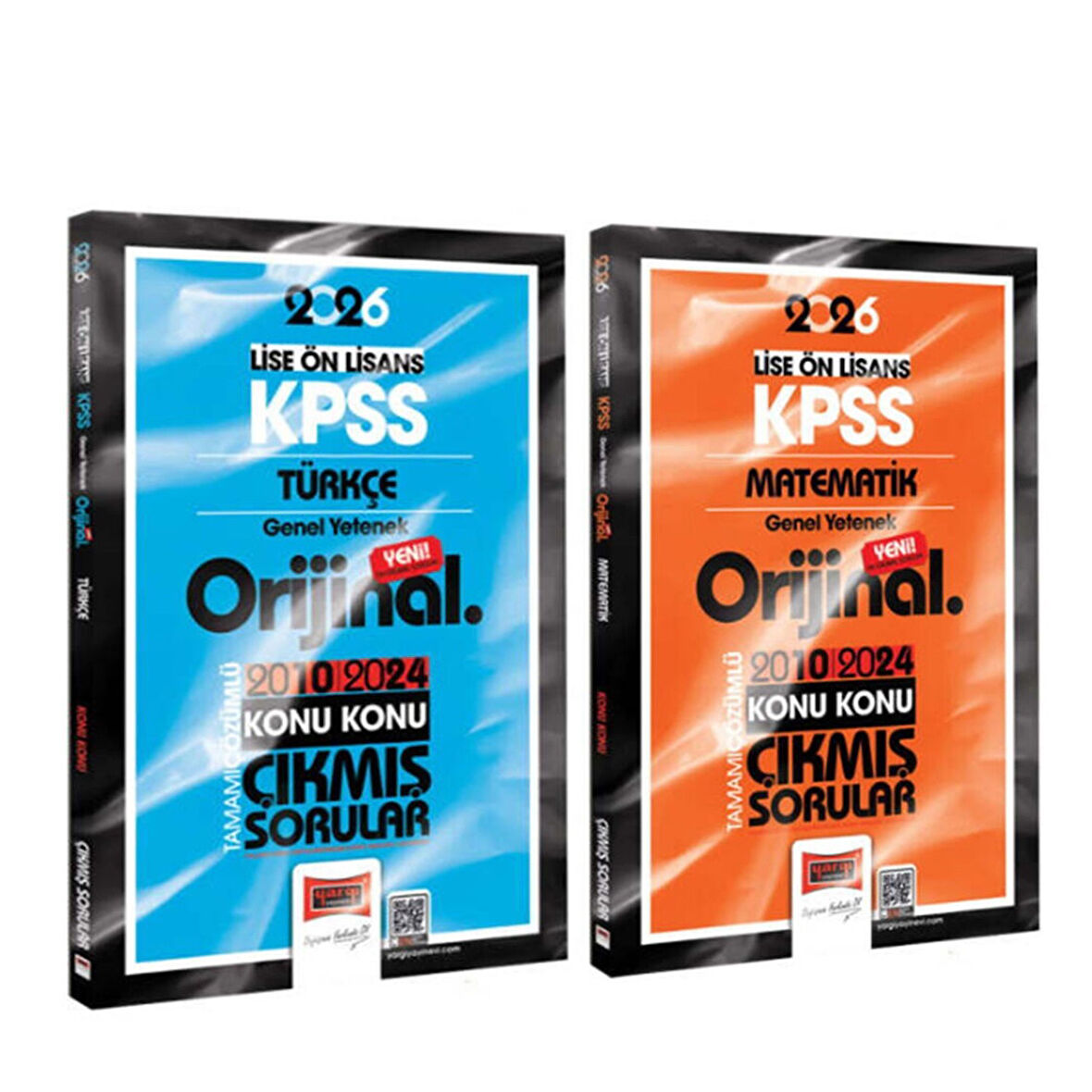 Yargı Yayınları 2026 KPSS Lise Ön Lisans Türkçe ve Matematik Konu Konu Çıkmış Sorular Seti 2 Kitap