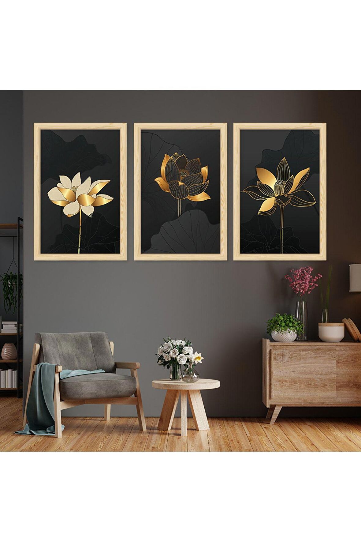 5 Parça Mdf Venedik Şehir Manzara Tablo Ve Mdf Saat Kombin