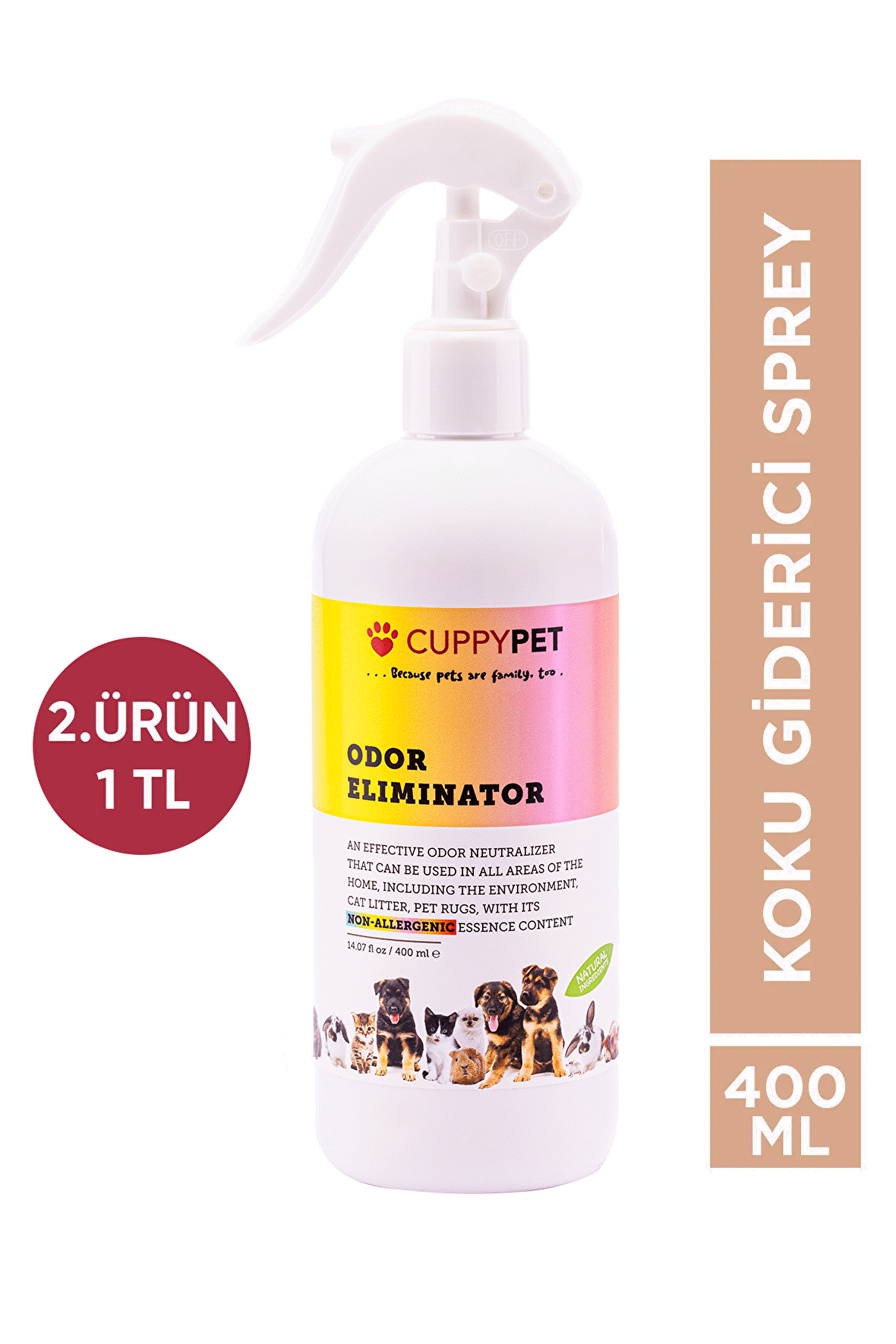 Cupyypet Koku Giderici Sprey 400 ml