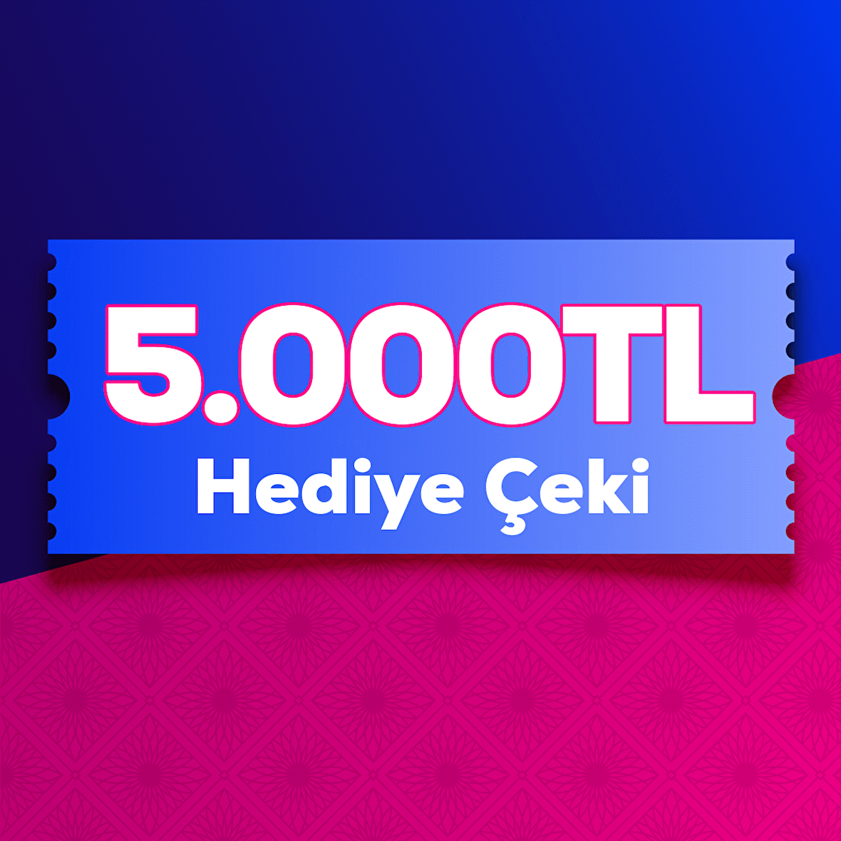 Pazarama Hediye Çeki 5000 TL