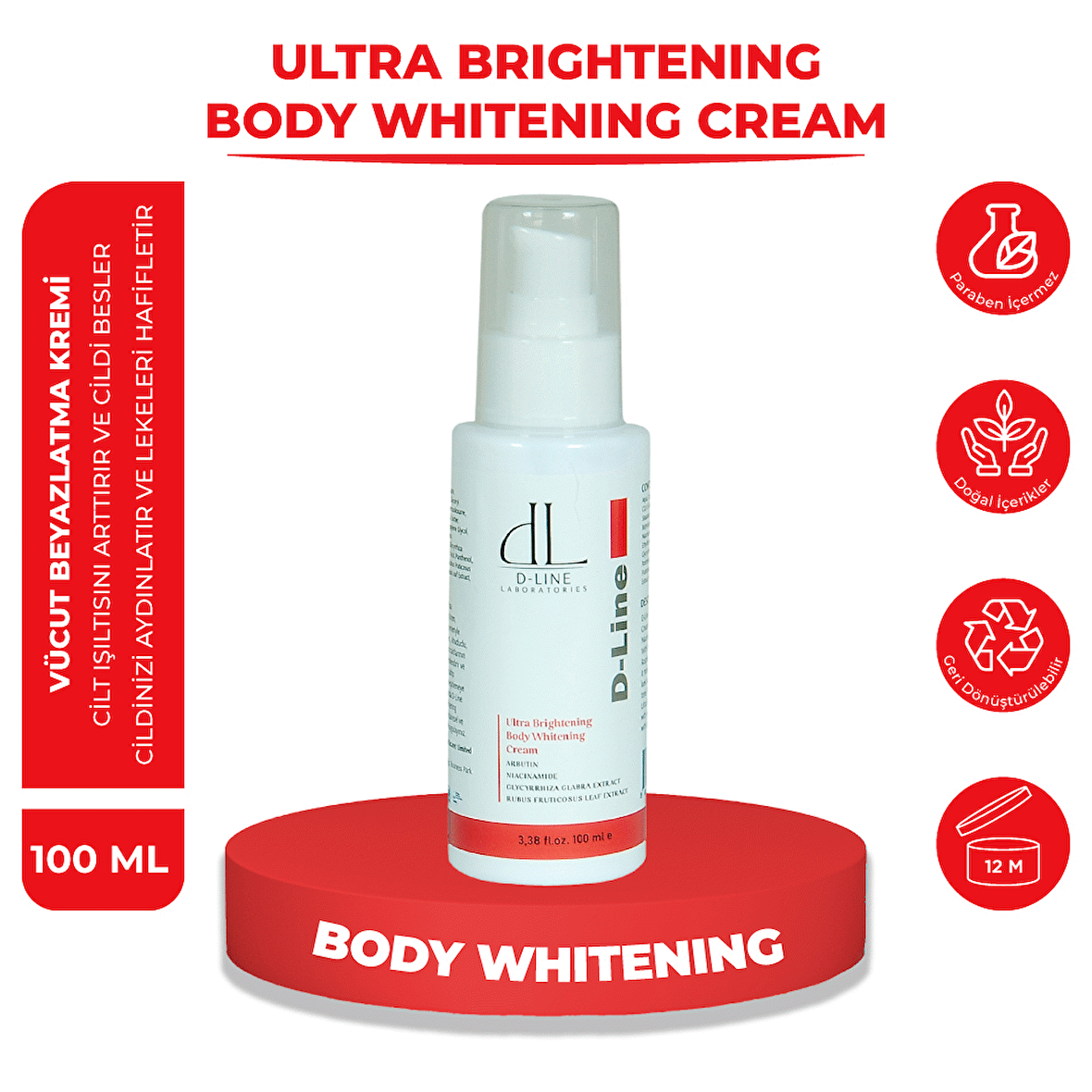 Ultra Brightening Body Whitening Cream