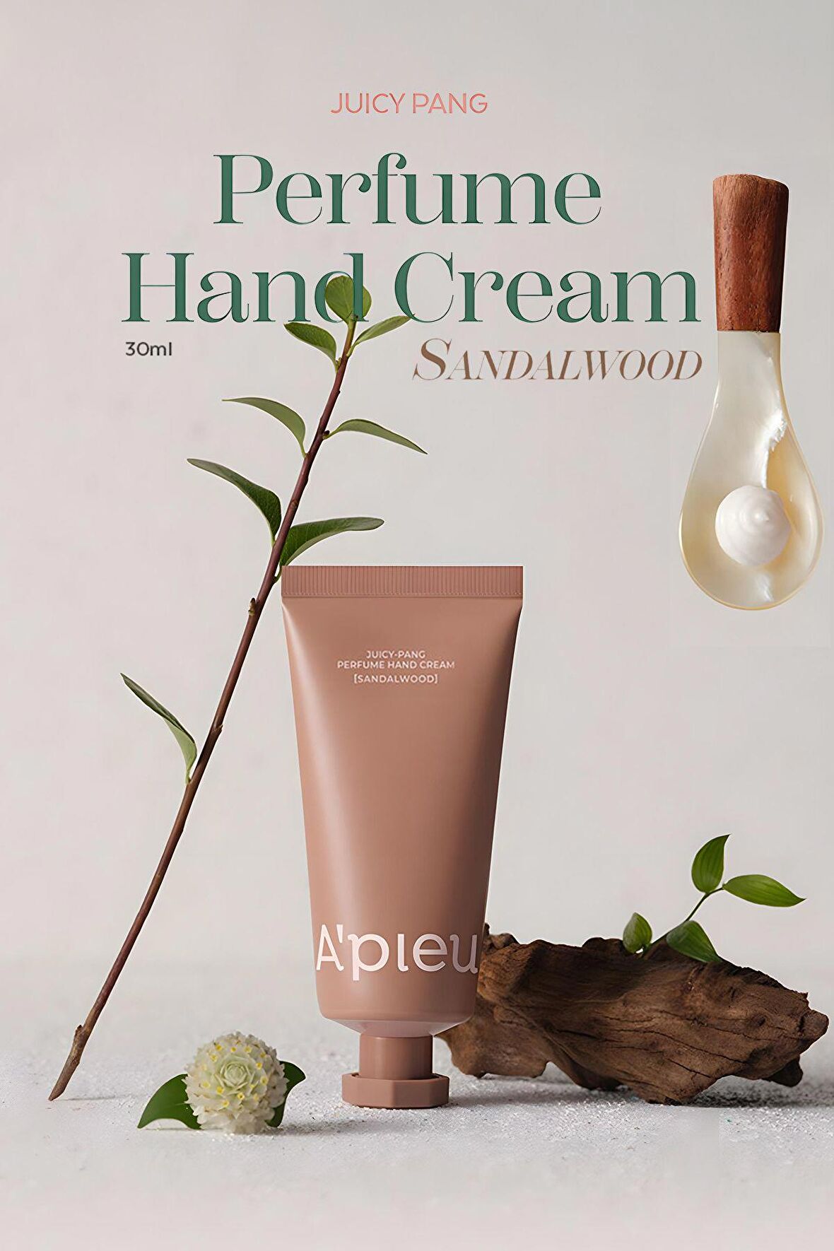 Shea Yağı İçeren Nemlendirici El Kremi A'PIEU Juicy Pang Perfume Hand Cream (Sandalwood)
