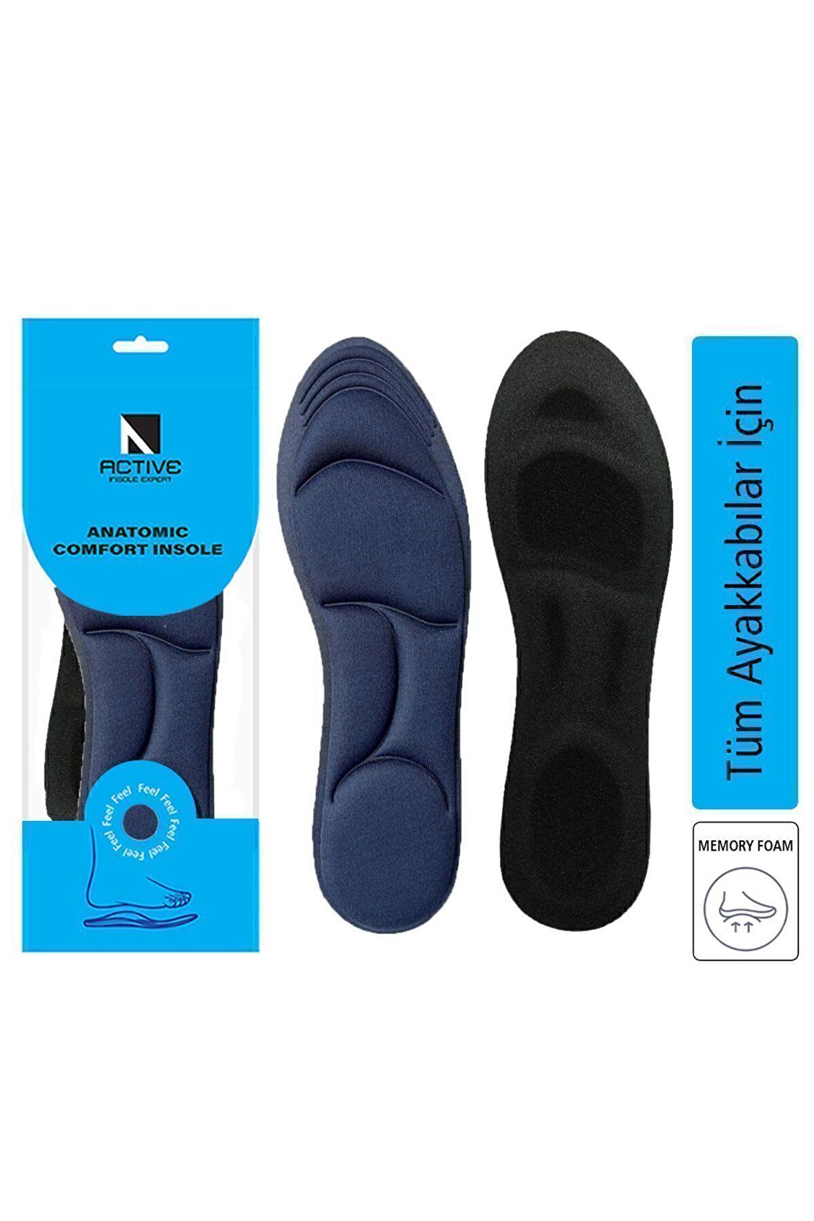 BC03 | Memory Foam, Tüm Ayakkabılarla Uyumlu, Rahat, Konfor, Darbe Emici Ve Yumuşak Iç Tabanlık