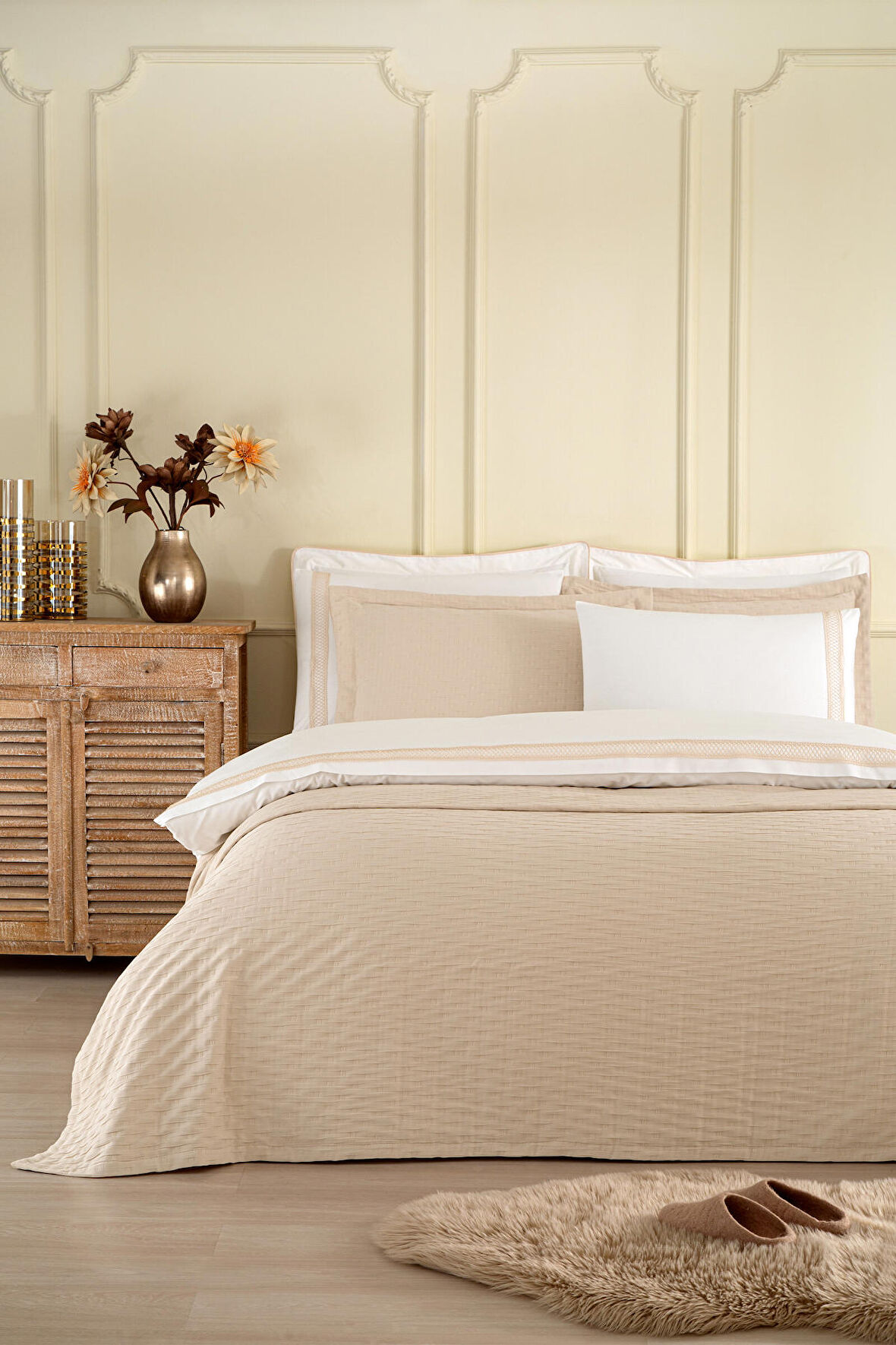 Özdilek Gelin Seti Arus Bej