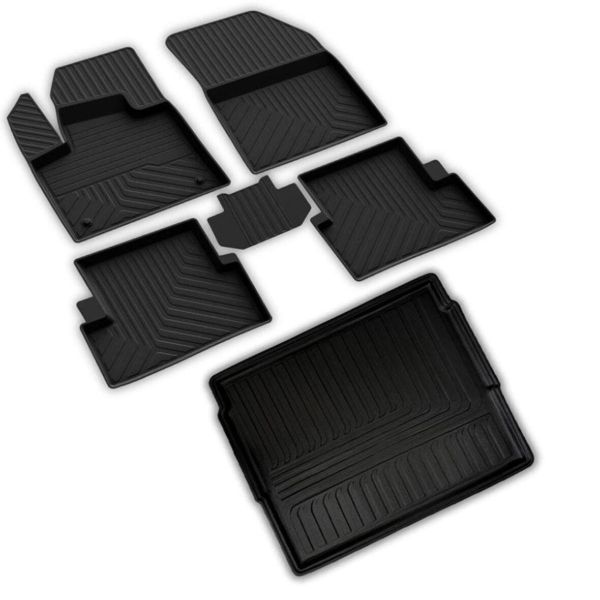 Peugeot 3008 Allure Ferrous 4D Paspas ve Üst 3D Bagaj Havuzu 2017 2023