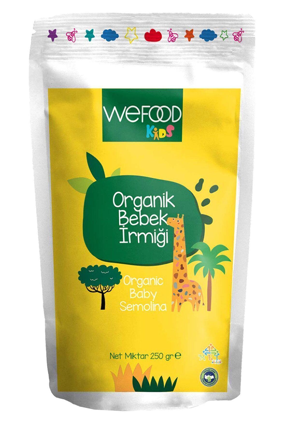 Wefood Kids Organik İrmik ( Bebek İrmiği 250 gr )