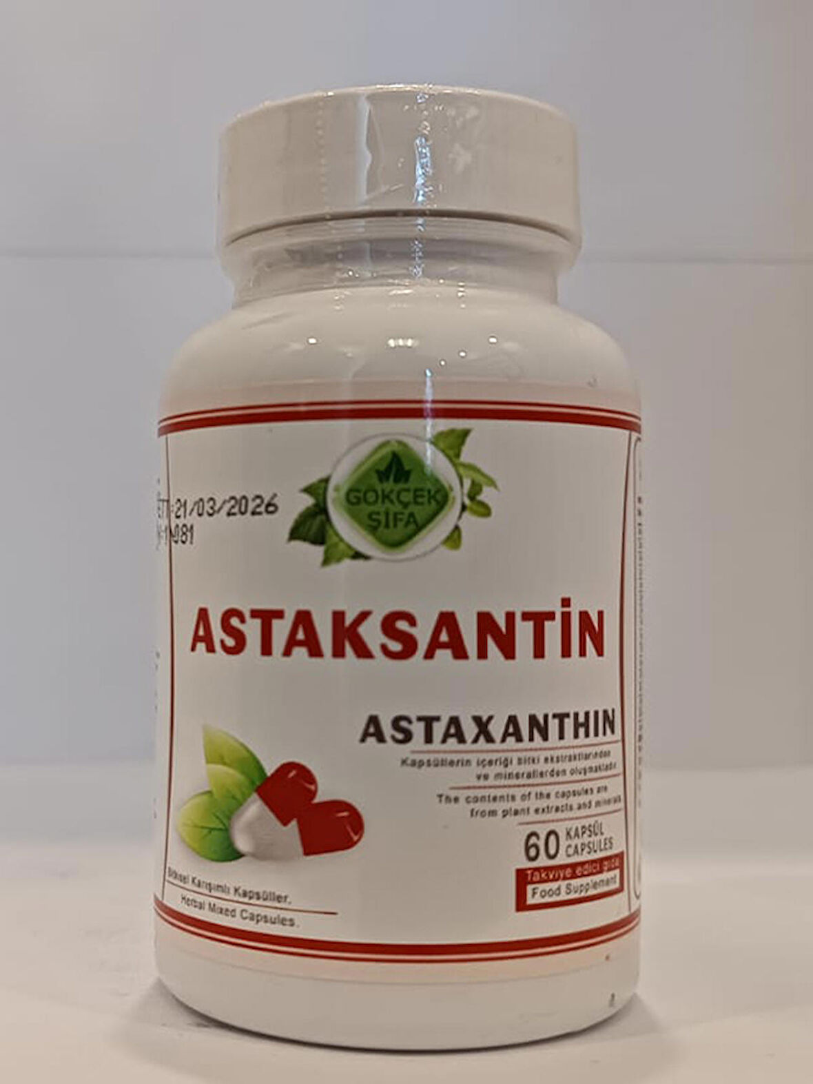 Astaksantin Kapsül (ASTAXANTHİN CAPSULE)