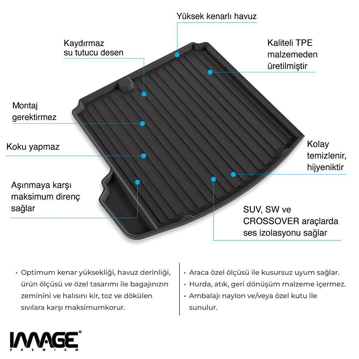 Image Volkswagen Passat B8 Sedan (2019 - 2022) Bagaj Havuzu (Impression)