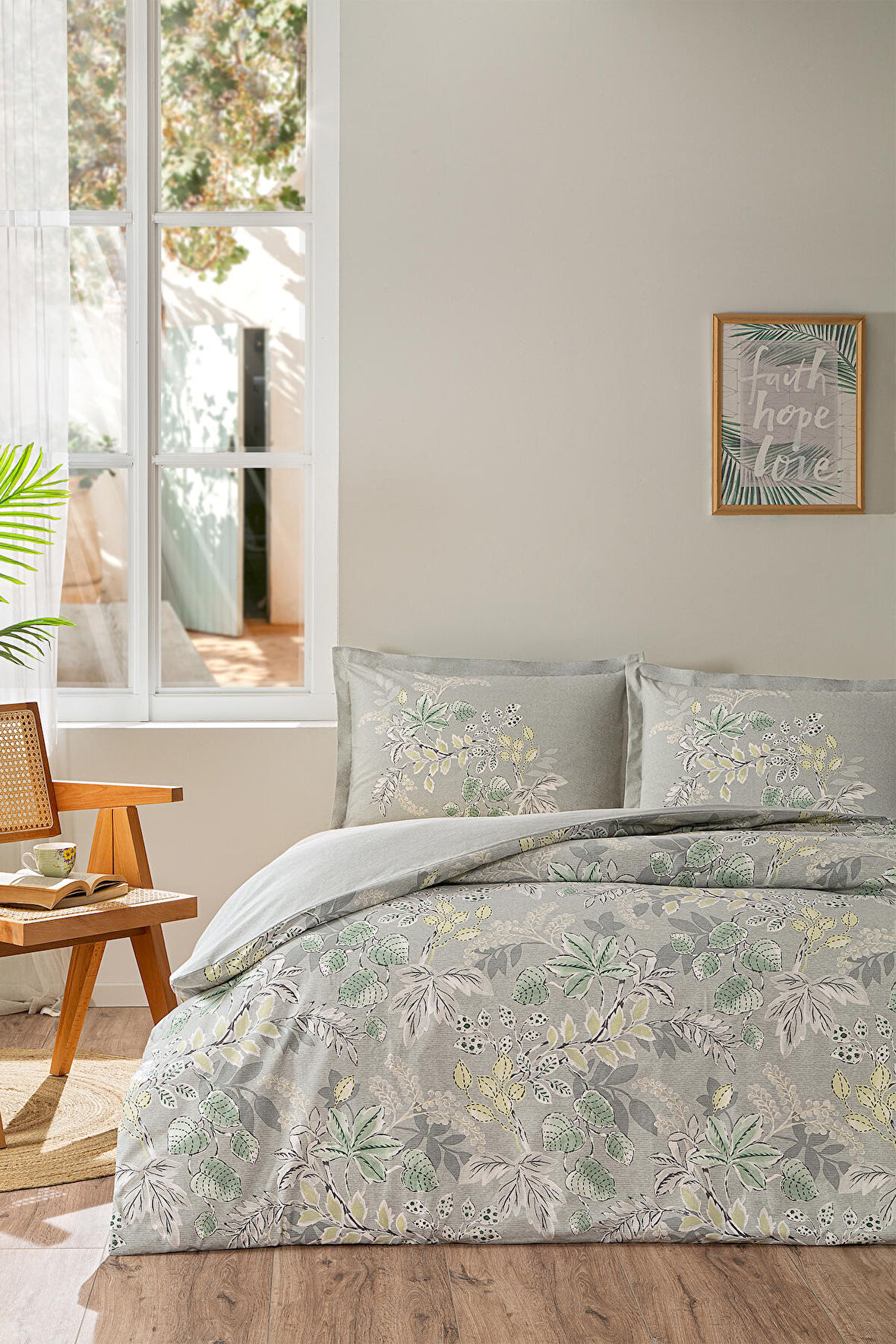 Özdilek Green Leaf Tek Kişilik Nevresim Takımı