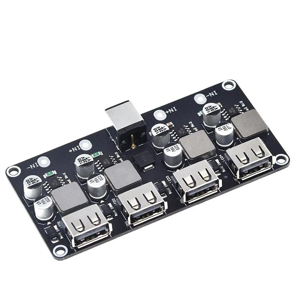 6V - 30V 24W 4 USB'li Gerilim Azaltıcı Hızlı Şarj Kartı