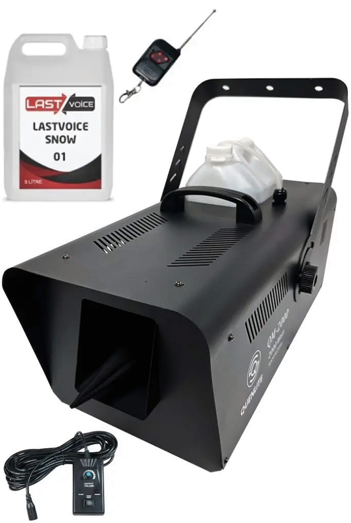 Quenlite QM-2000LK DMX512 Kar Makinası 2000 Watt Uzaktan Kumandalı (5 Litre Likitli)