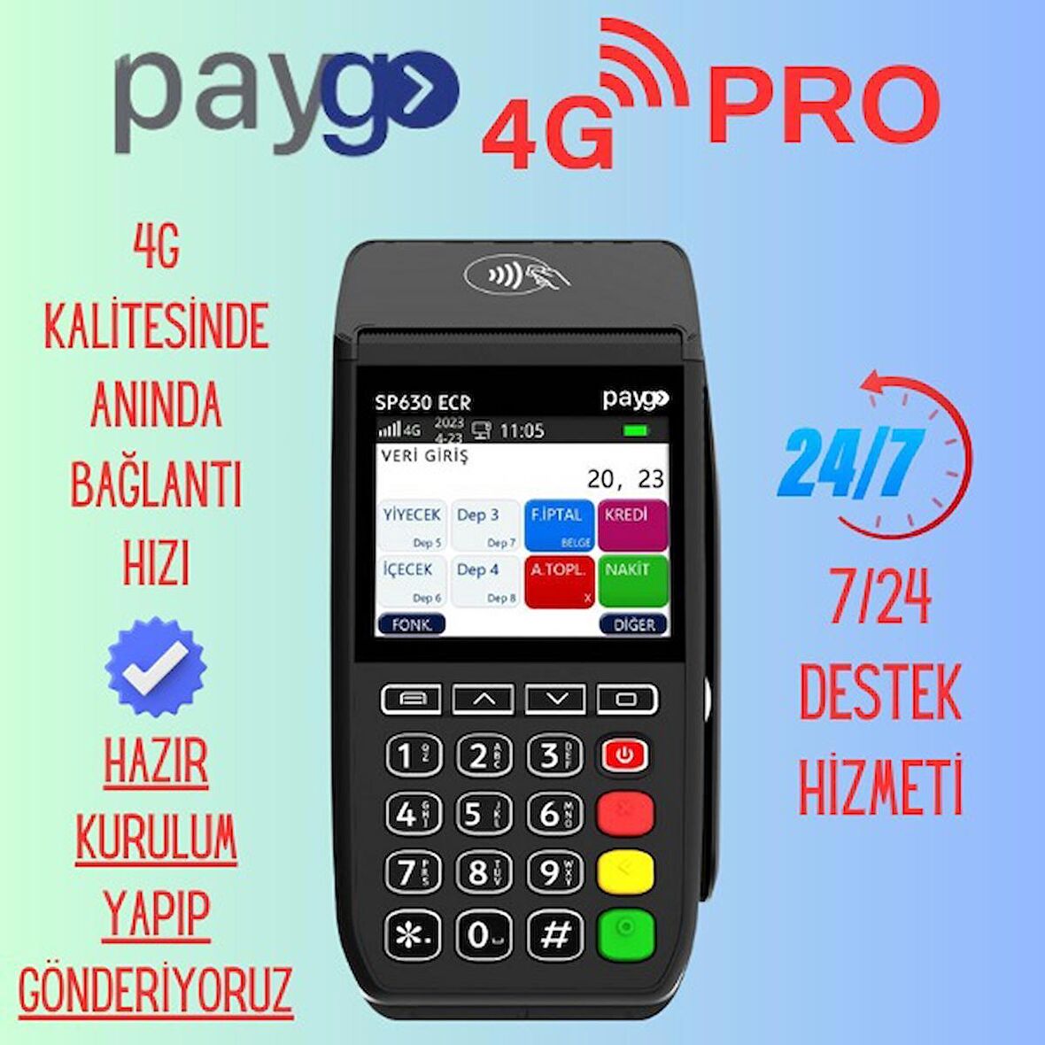 paygo 4g yazarkasapos(hızlı kurulum teslimat)