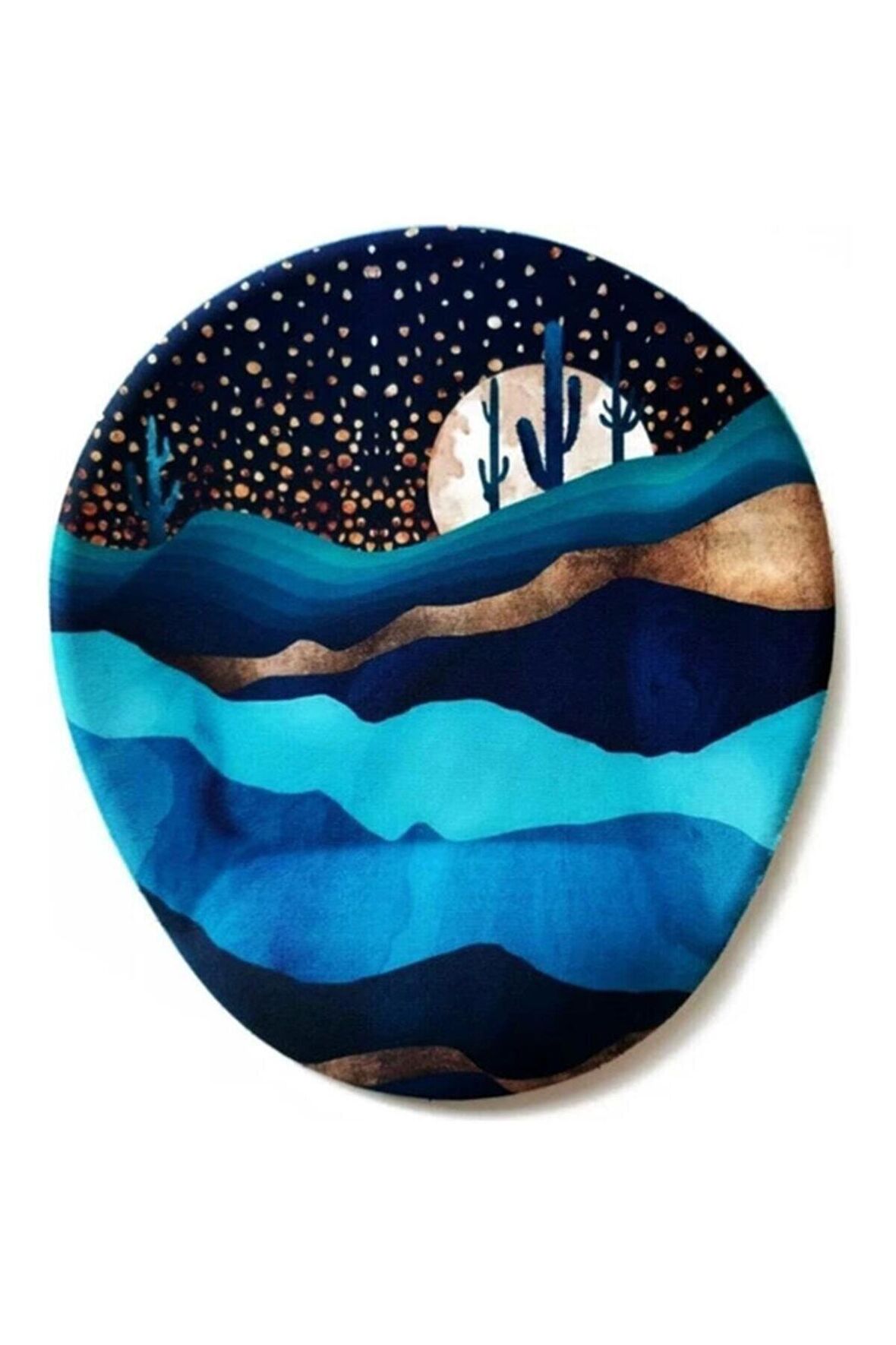 Bilek Destekli Mouse Pad Moon Love