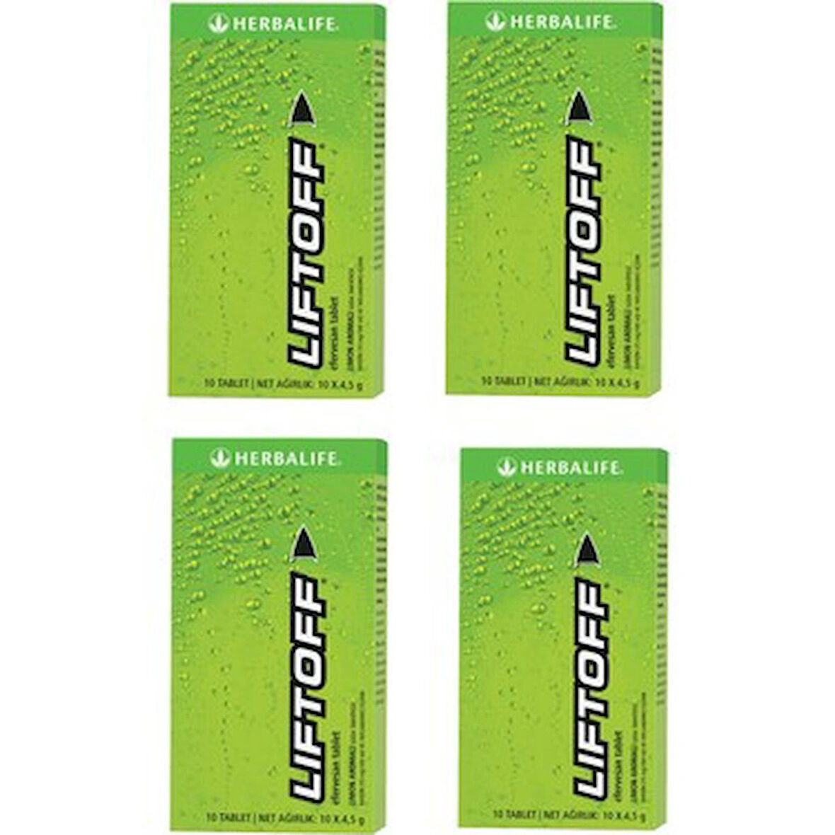 4 adet LiftOff® Efervesan İçecek Limon Aromalı