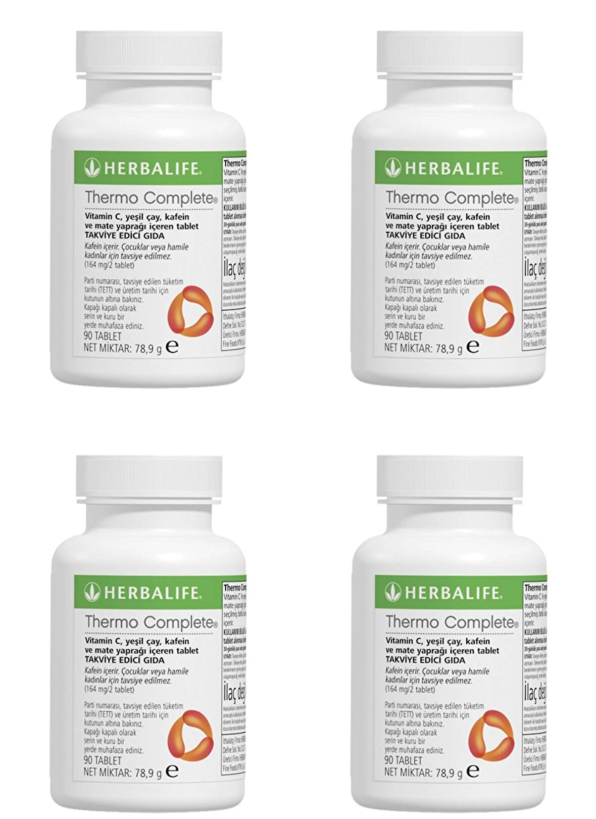 4 adet Herbalife Thermo Complete™ 90 tablet