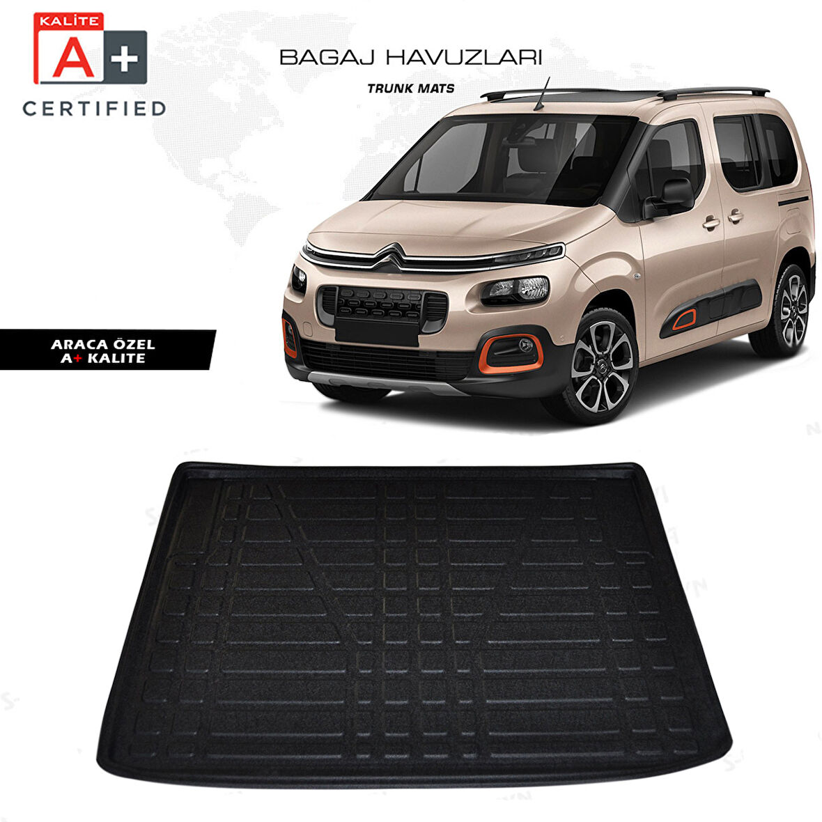 Citroen Berlingo Bagaj Havuzu 2019 Model ve Sonrası