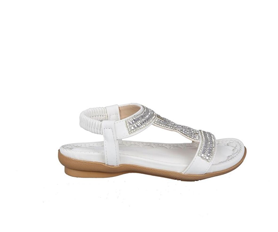 GUJA 19Y206-1 Beyaz Çocuk Sandalet