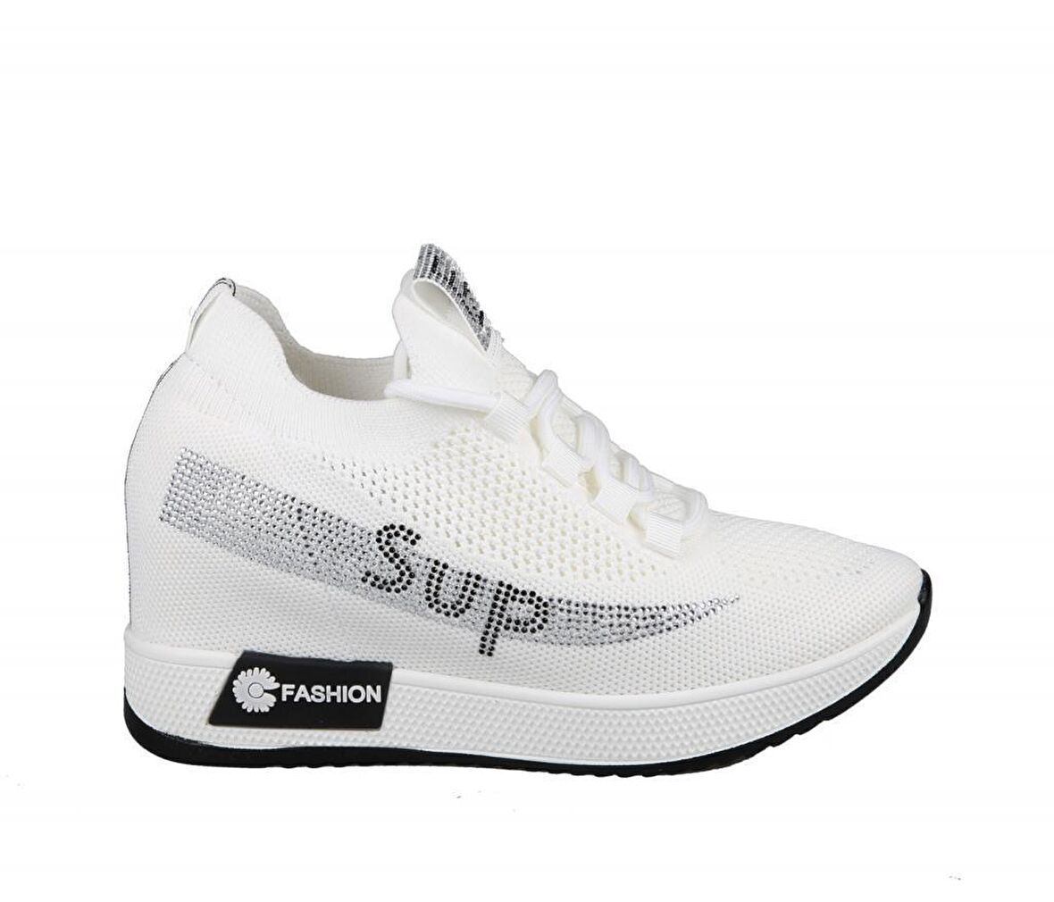 GUJA 22y305 Dolgu Topuk Beyaz Kadın Sneakers