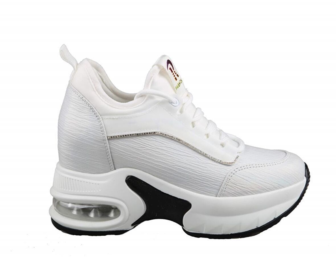GUJA 22k300-2 Dolgu Topuk Beyaz Kadın Sneakers