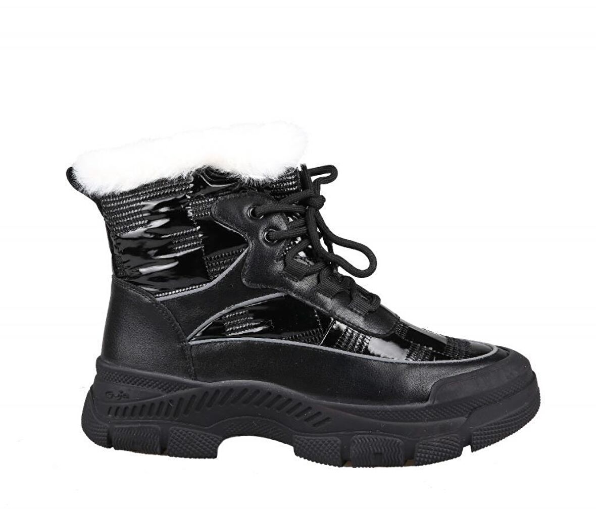 GUJA 22k310-5 Dolgu Topuk Siyah Kadın Sneakers