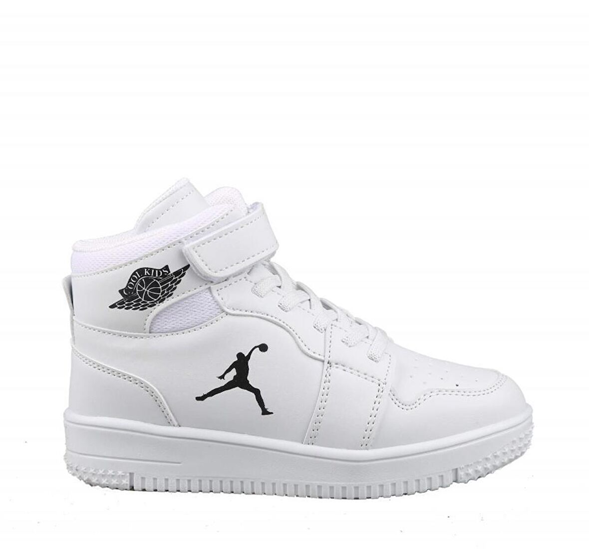 Cool Haykat Boğazlı Beyaz Çocuk Sneakers
