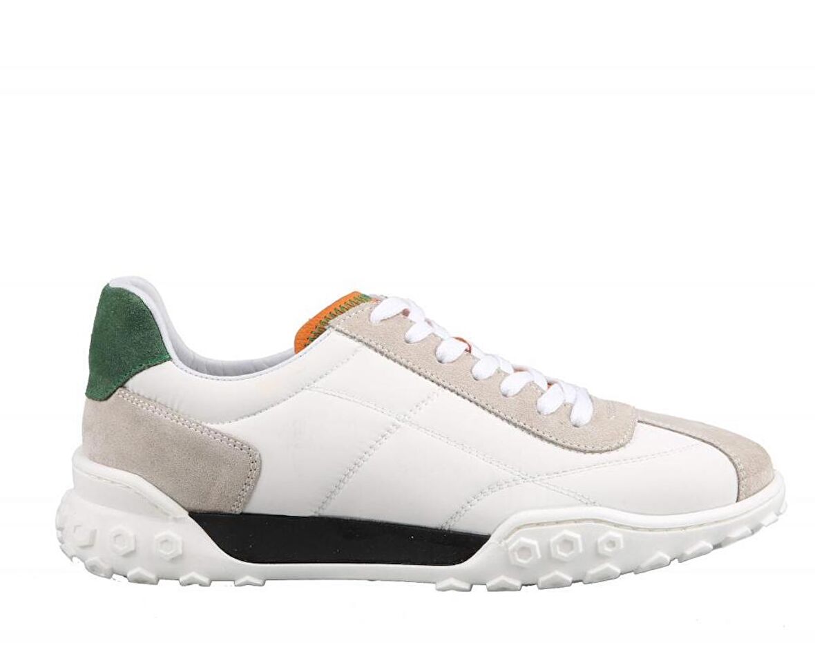 KOMCERO 3y1521 Hakiki Deri Bej Erkek Günlük Ayakkabı