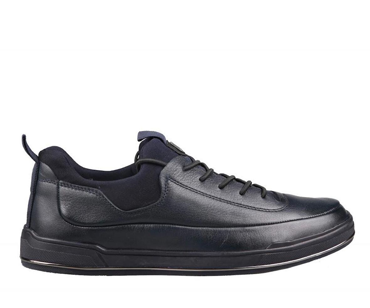 MARCOMEN 17272 Hakiki Deri Lacivert Erkek Günlük Ayakkabı