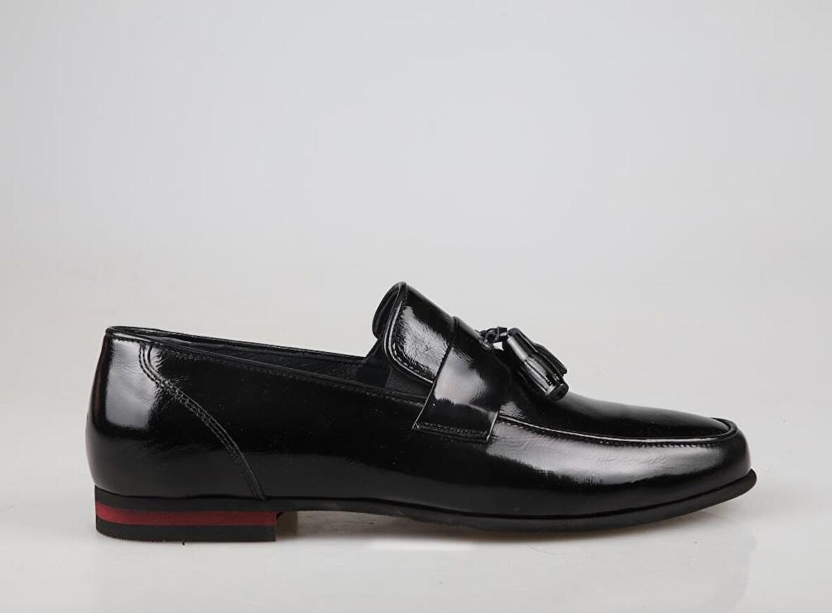 King West 53 Siyah Rugan Erkek Günlük Ayakkabı