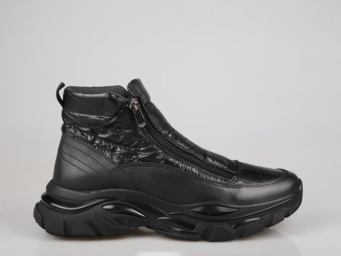 MARCOMEN 16218 Hakiki Deri Siyah Erkek Bot