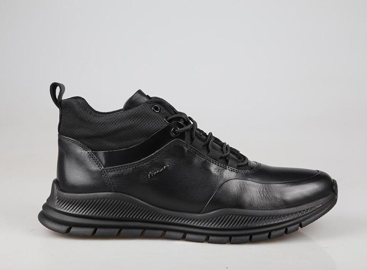 MARCOMEN 18006 Hakiki Deri Siyah Erkek Bot