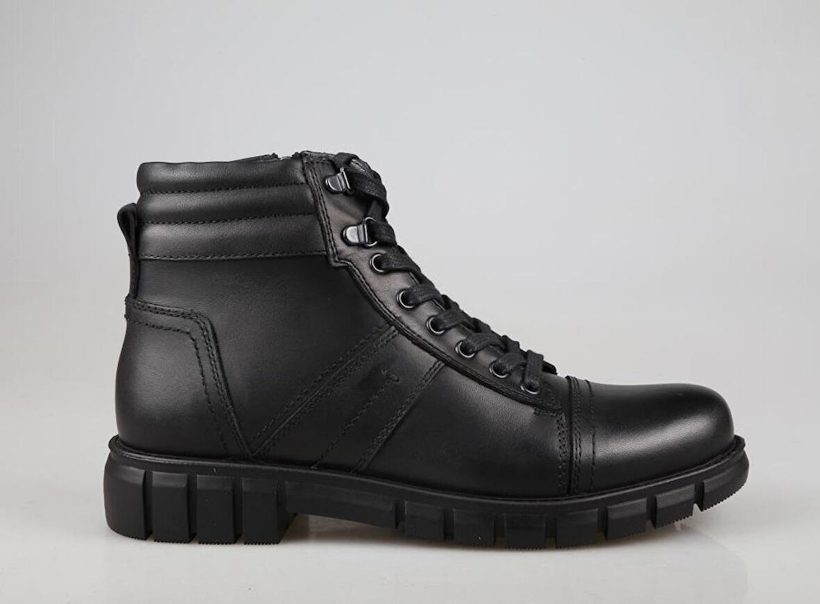 KOMCERO 3k8512 Hakiki Deri Siyah Erkek Bot