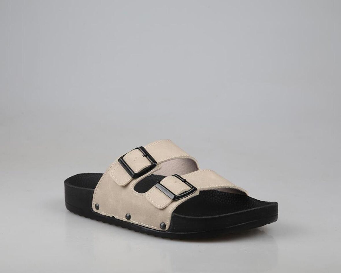 Pierre Cardin Pc-7035 Ortopedik Krem Kadın Terlik