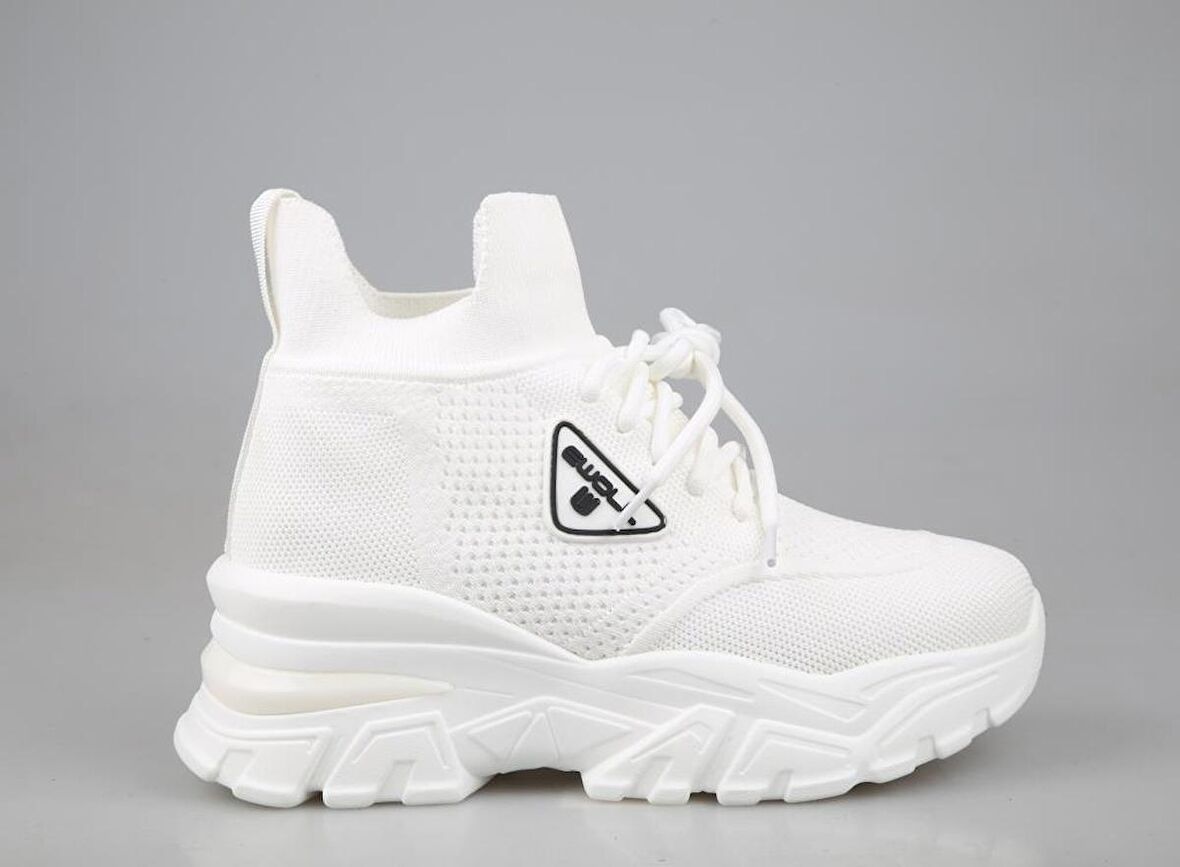 Ewoll 241-1007 Beyaz Kadın Sneakers