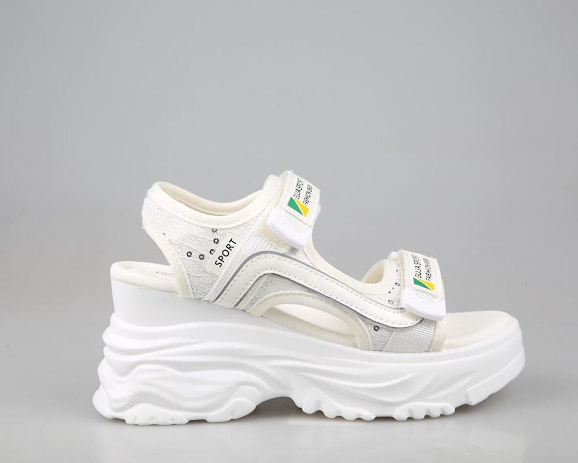 GUJA 24y413-9 Beyaz Kadın Sandalet