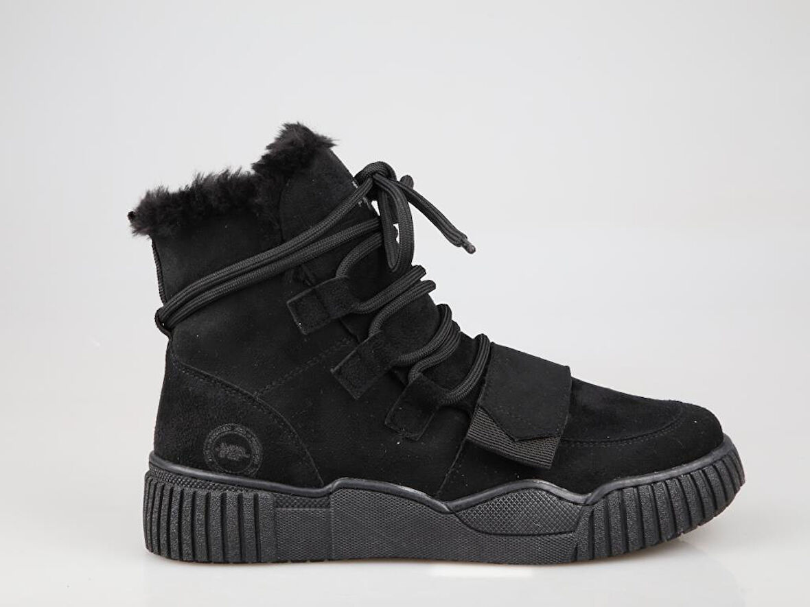 MP 242-1876 Siyah Suet Kadın Bot