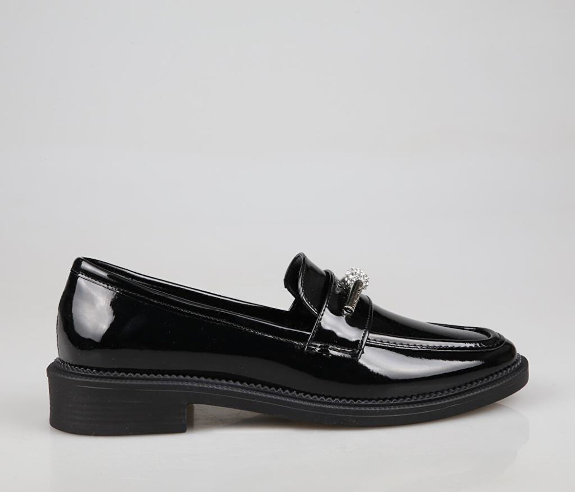 Miss Park Moda k161/1 Loafer Siyah Kadın Babet