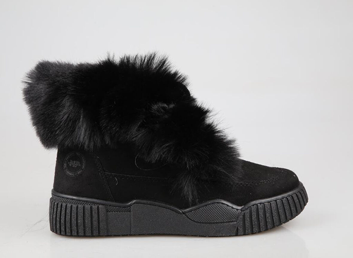 MP 242-1878 Siyah Suet Kadın Bot