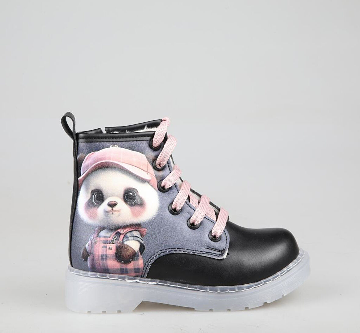 Bücür Ortopedi 600k Siyah Pembe Çocuk Bot