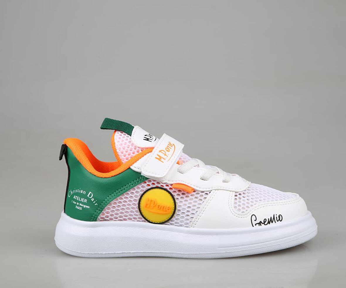 MP 251-3405 Beyaz Sarı Çocuk Sneakers