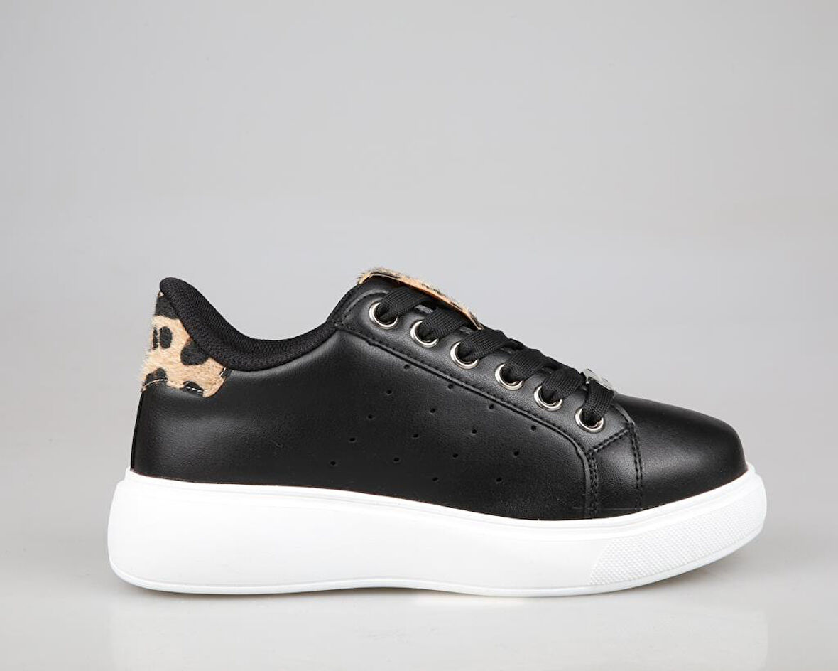 Marka Sesi 341 Siyah-Beyaz Kadın Sneakers