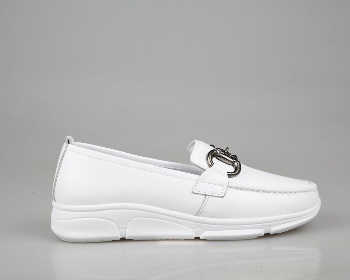 Marka Sesi 011-814 Beyaz Kadın Günlük Ayakkabı