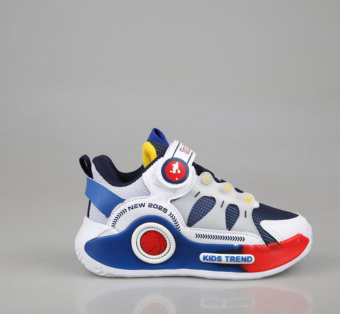 Marka Sesi 529 Beyaz-Kırmızı Çocuk Sneakers