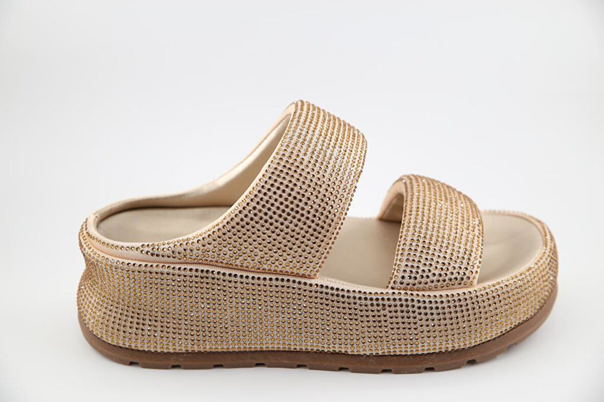 GUJA 25y400-4 Ortopedik Gold Kadın Terlik